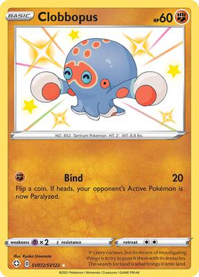 Clobbopus card from Shining Fates: Shiny Vault