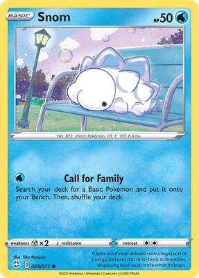 Snom card from Shining Fates