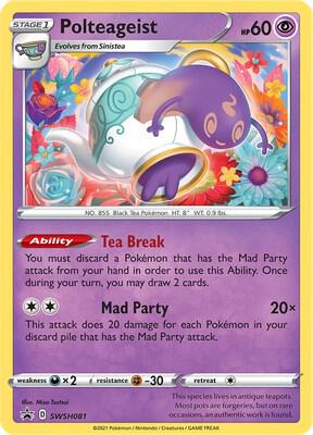 Polteageist - SWSH081 card from SWSH: Sword & Shield Promo Cards