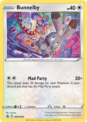 Bunnelby - SWSH082 card from SWSH: Sword & Shield Promo Cards