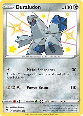 Duraludon card from Shining Fates: Shiny Vault