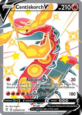 Centiskorch V card from Shining Fates: Shiny Vault