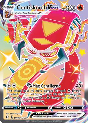 Centiskorch VMAX card from Shining Fates: Shiny Vault