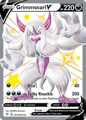 Grimmsnarl V card from Shining Fates: Shiny Vault