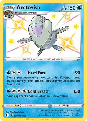 Arctovish card from Shining Fates: Shiny Vault