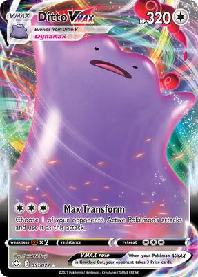 Ditto VMAX card from Shining Fates