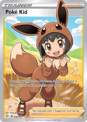 Poke Kid (Full Art) card from Shining Fates