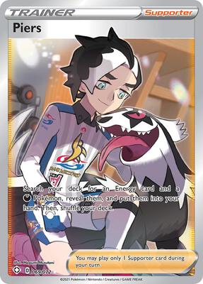 Piers (Full Art) card from Shining Fates