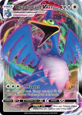 Cramorant VMAX card from Shining Fates