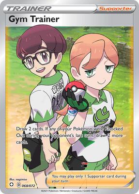 Gym Trainer (Full Art) card from Shining Fates