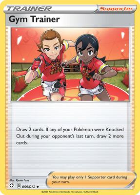 Gym Trainer card from Shining Fates