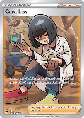 Cara Liss (Full Art) card from Shining Fates