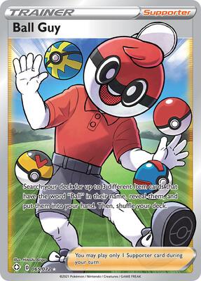 Ball Guy (Full Art) card from Shining Fates