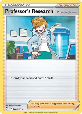 Professor's Research [Professor Juniper] card from Shining Fates