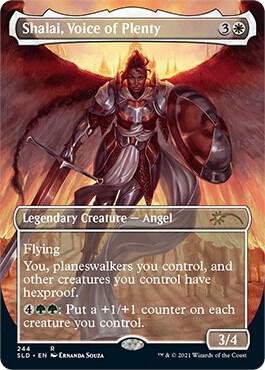 Shalai, Voice of Plenty card from Secret Lair Drop Series