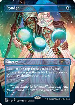 Ponder (245) card from Secret Lair Drop Series