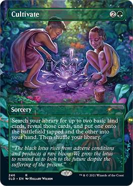 Cultivate (246) card from Secret Lair Drop Series