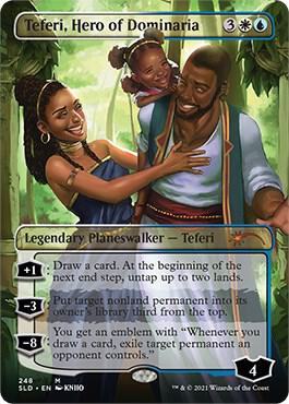 Teferi, Hero of Dominaria card from Secret Lair Drop Series