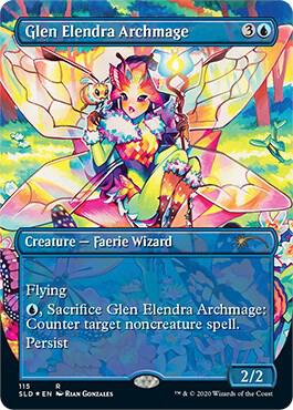 Glen Elendra Archmage (115) card from Secret Lair Drop Series