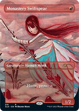 Monastery Swiftspear card from Secret Lair Drop Series