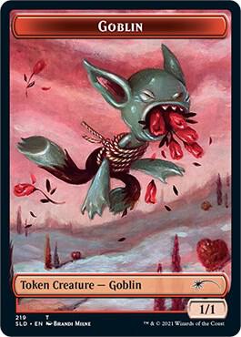 Goblin Token (219) card from Secret Lair Drop Series