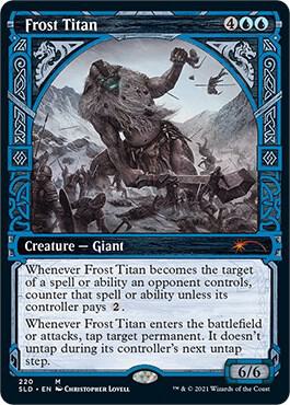 Frost Titan card from Secret Lair Drop Series