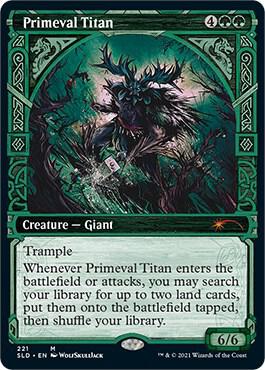 Primeval Titan (221) card from Secret Lair Drop Series