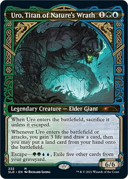 Uro, Titan of Nature's Wrath card from Secret Lair Drop Series