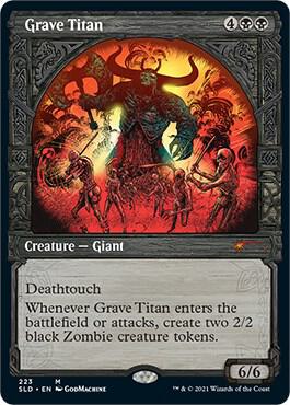 Grave Titan (223) card from Secret Lair Drop Series