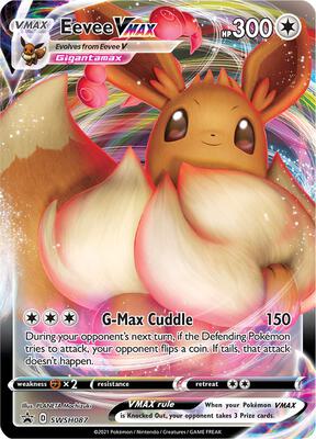 Eevee VMAX - SWSH087 card from SWSH: Sword & Shield Promo Cards