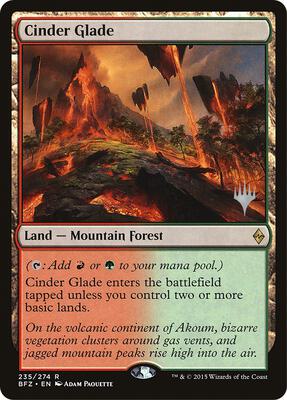 Cinder Glade card from Promo Pack: Kaldheim