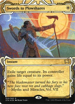 Swords to Plowshares (Foil Etched) card from Strixhaven: Mystical Archive