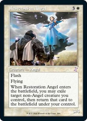 Restoration Angel card from Time Spiral: Remastered
