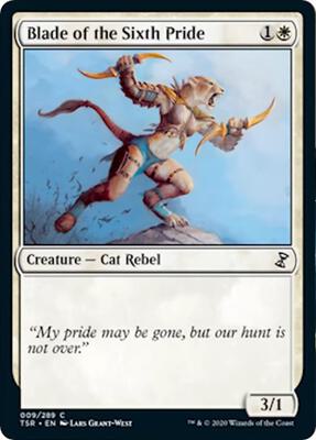 Blade of the Sixth Pride card from Time Spiral: Remastered