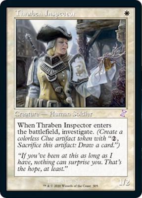 Thraben Inspector card from Time Spiral: Remastered