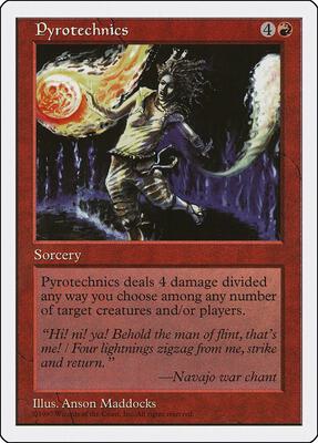 Pyrotechnics card from Fifth Edition