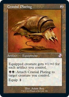Cranial Plating card from Time Spiral: Remastered