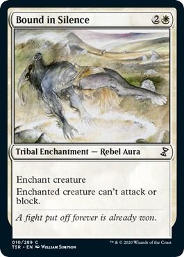 Bound in Silence card from Time Spiral: Remastered
