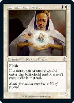 Containment Priest card from Time Spiral: Remastered