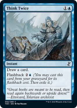 Think Twice card from Time Spiral: Remastered
