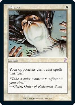 Silence card from Time Spiral: Remastered