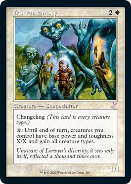 Mirror Entity card from Time Spiral: Remastered