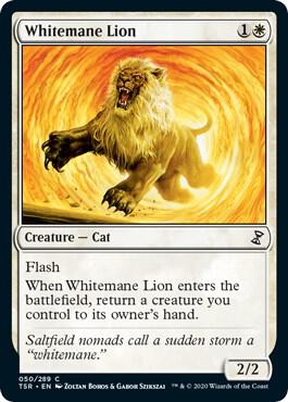 Whitemane Lion card from Time Spiral: Remastered