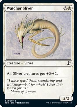 Watcher Sliver card from Time Spiral: Remastered