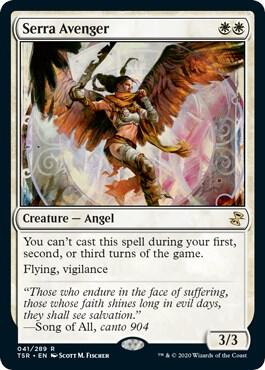 Serra Avenger card from Time Spiral: Remastered