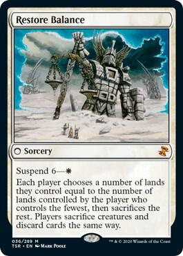 Restore Balance card from Time Spiral: Remastered