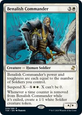 Benalish Commander card from Time Spiral: Remastered