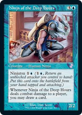 Ninja of the Deep Hours card from Time Spiral: Remastered