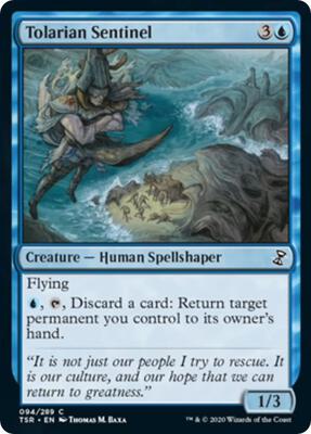 Tolarian Sentinel card from Time Spiral: Remastered