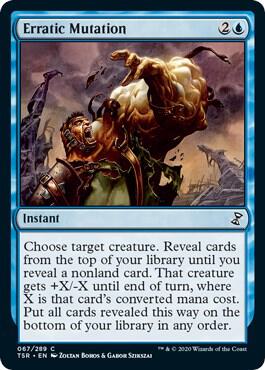 Erratic Mutation card from Time Spiral: Remastered